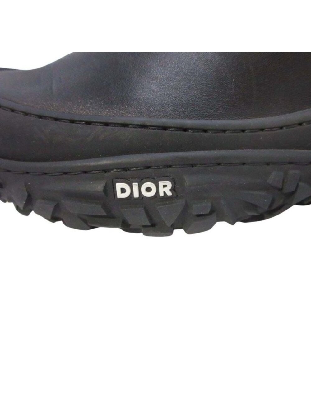 Dior Homme Side Gore Boots Chelsea Leather Shoes 40 Black - Picture 8 of 11